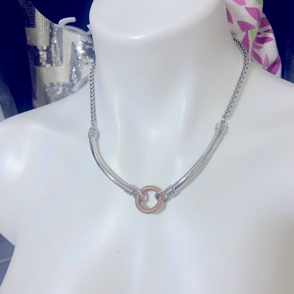 Lia Sophia two tone necklace